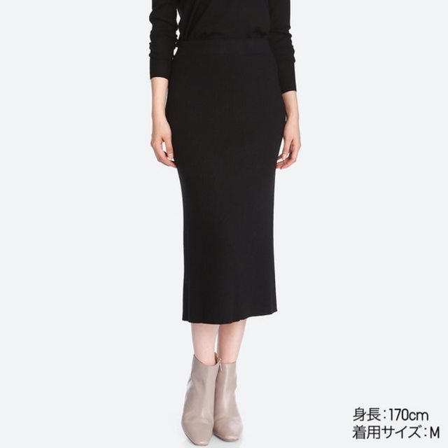 メリノブレンドリブスカート