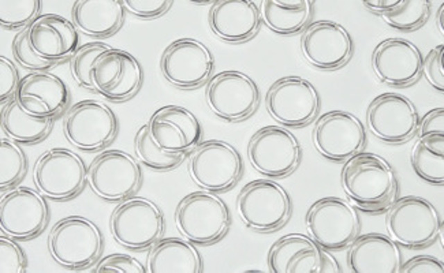 丸カン 銀 7mm　約100個