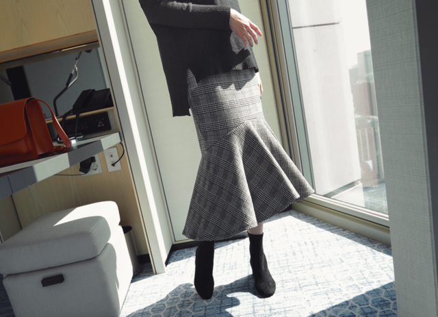 ウエストゴムマーメイドスカート