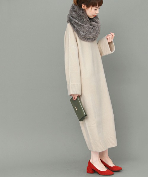 BIGニットワンピース