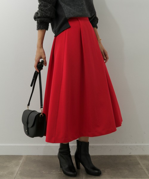 DOORS ランダムタックフレアスカート