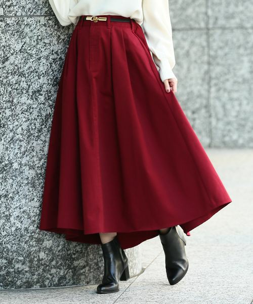 チノボリュームスカート