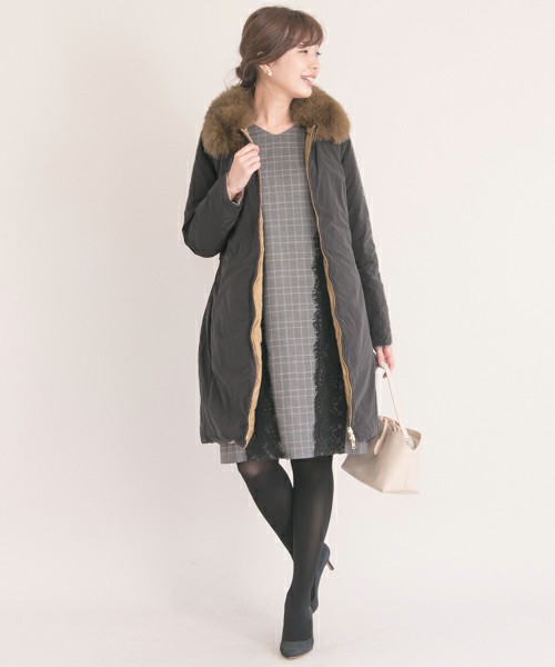 リバーシブルダウンコート