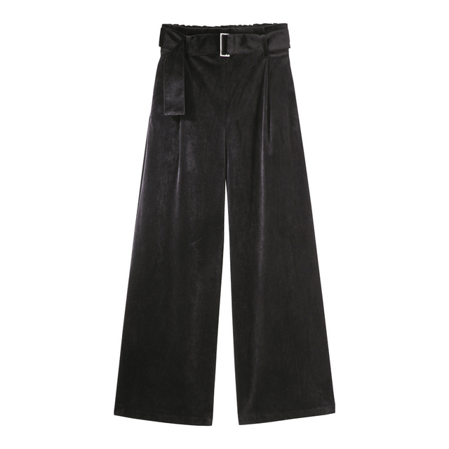ベロアワイドパンツ