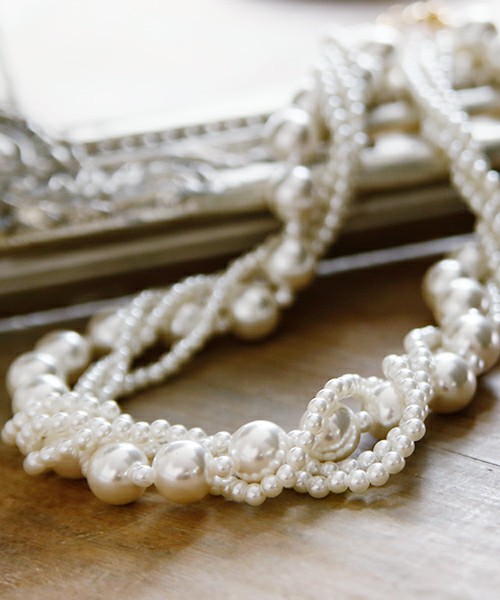 ミックスパーティーパールネックレス