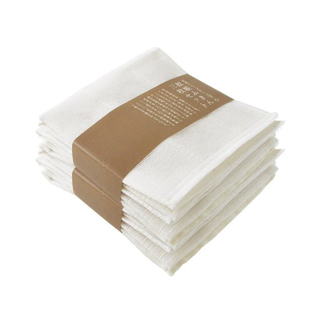 はねるや 蚊帳ふきん 6枚セット 台ふきん