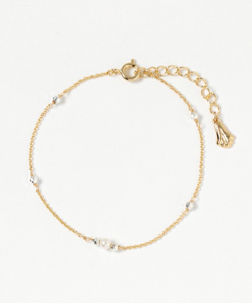 ステーションパールコンビブレスレット