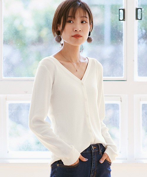 3wayウォッシャブル リブニット