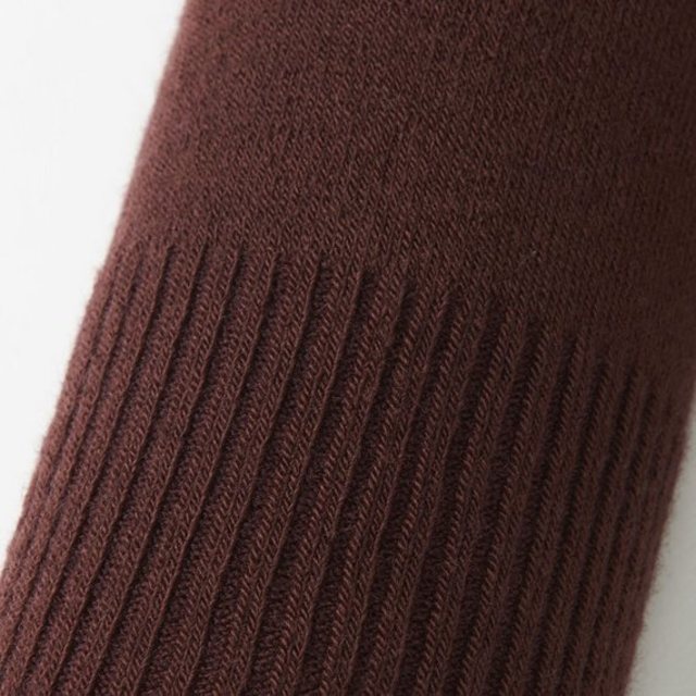 ヒートテックニットレギンス（14分丈・リブ）