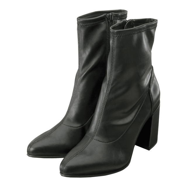 レザータッチストレッチブーツ