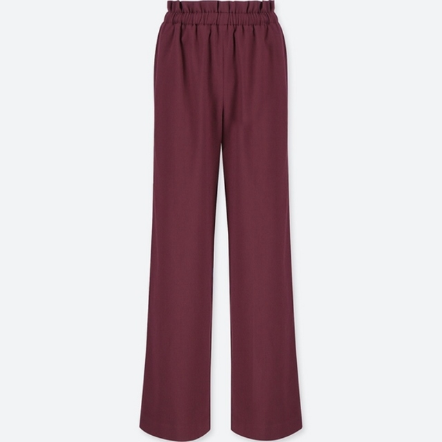 ハイウエストギャザーワイドパンツ（丈長め75cm）＋EC