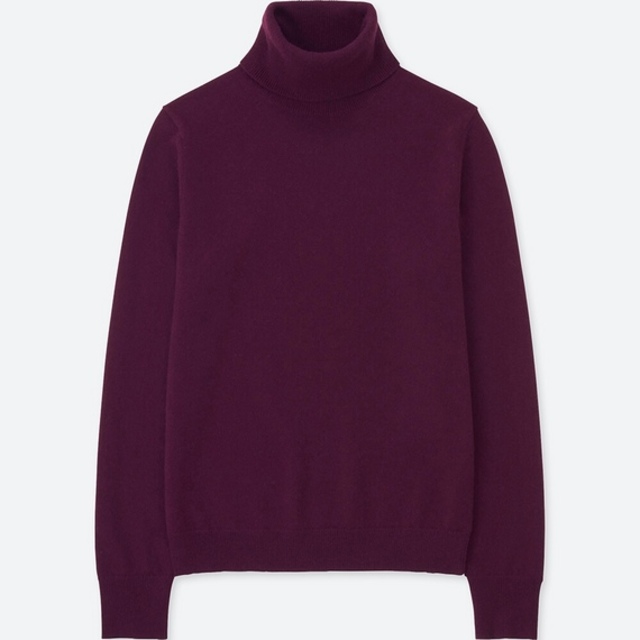 カシミヤタートルネックセーター（長袖）