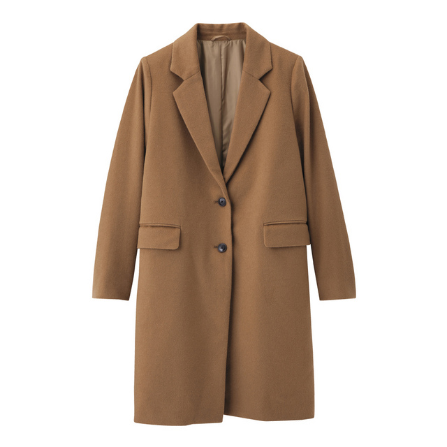 ウールブレンドチェスターコート