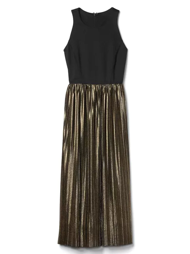 プリーツスカートドレス