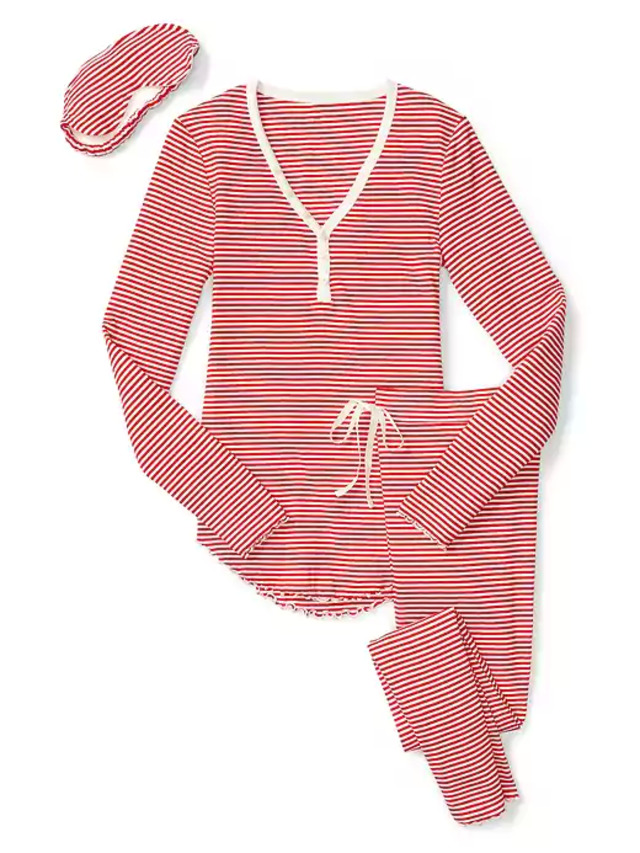 ストライプリブスリープセット