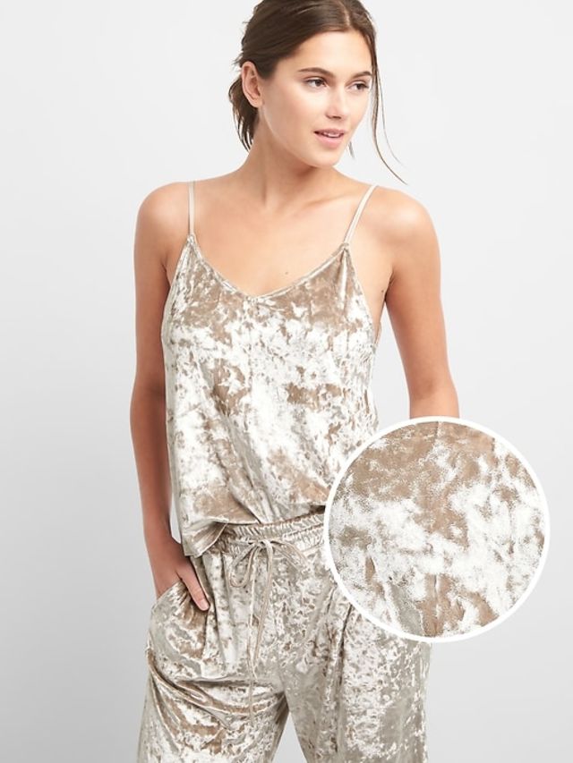 ベロアキャミソール