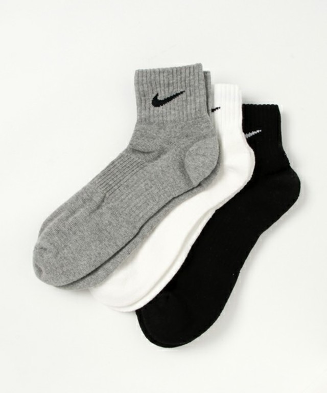 NIKE　３Pコットンクォーターソックス