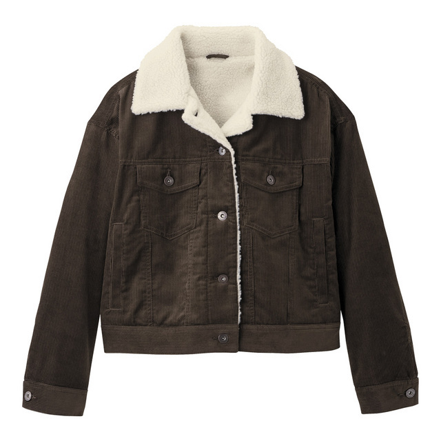 コーデュロイボアブルゾンJN