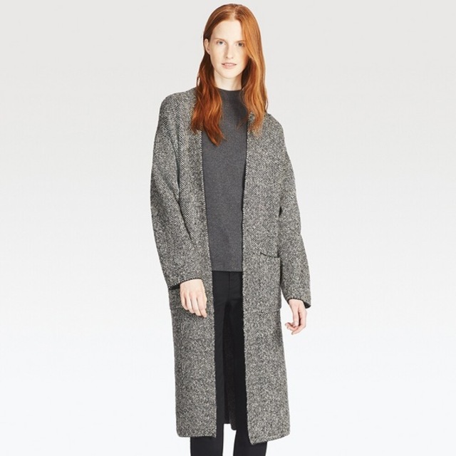 ツイードニットコート（長袖）