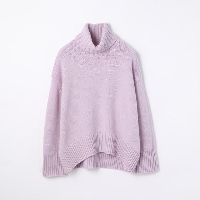 ファインウール タートルネックプルオーバー