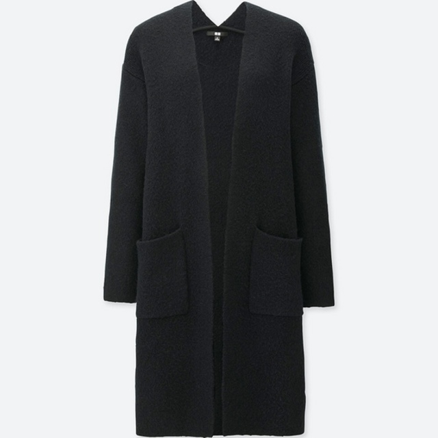 ツイードニットコート