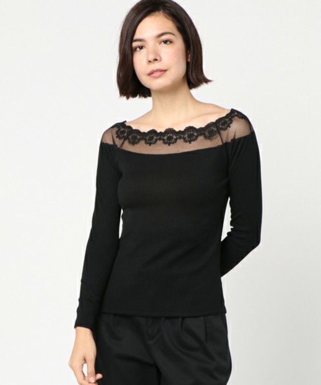 レース切替えプルオーバー