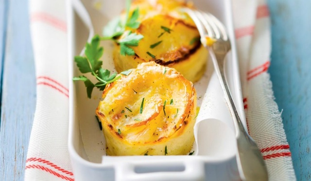 ジャガイモのミニグラタン