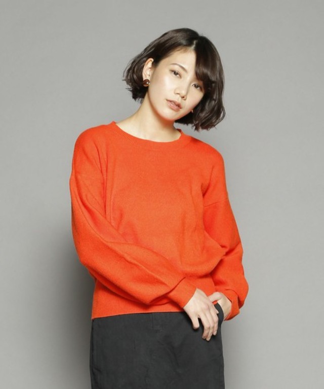 バルーン袖ニット