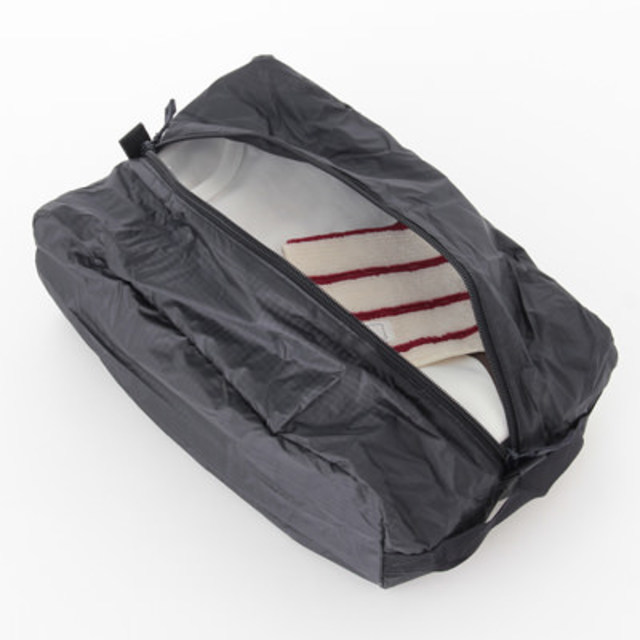 パラグライダークロスたためる仕分けケース・持ち手付・小　ネイビー・約１３×３０×２０ｃｍ