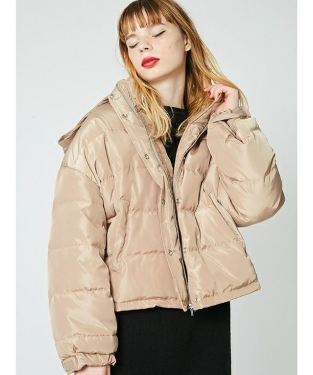 jouetie　BIGカラーフードダウン