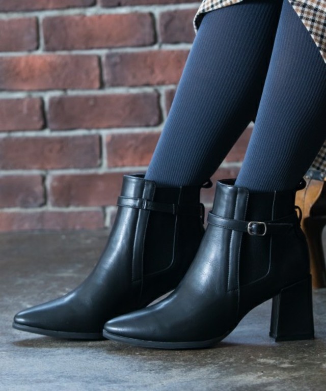 サイドゴアベルトブーツ