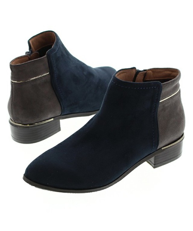 メタルラインショートブーツ