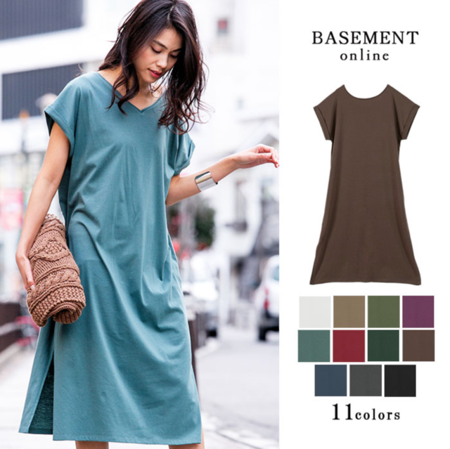 カットソー ワンピース