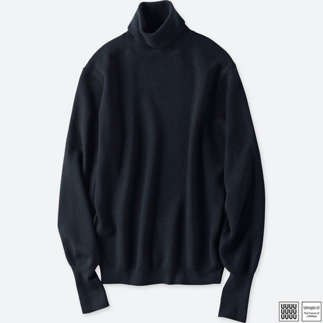 メリノブレンドタートルネックセーター