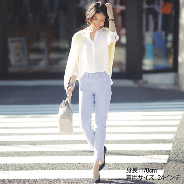 ハイライズシガレットジーンズ