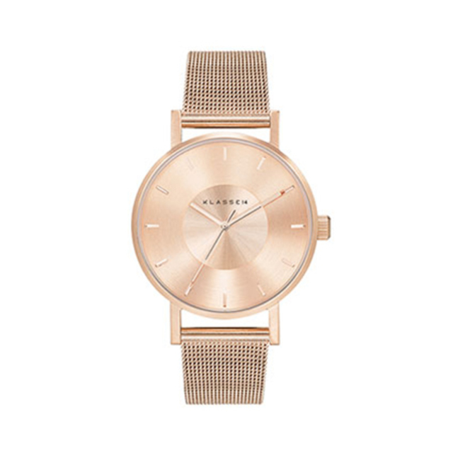 VOLARE ROSE GOLD WITH MESH BAND 36MM