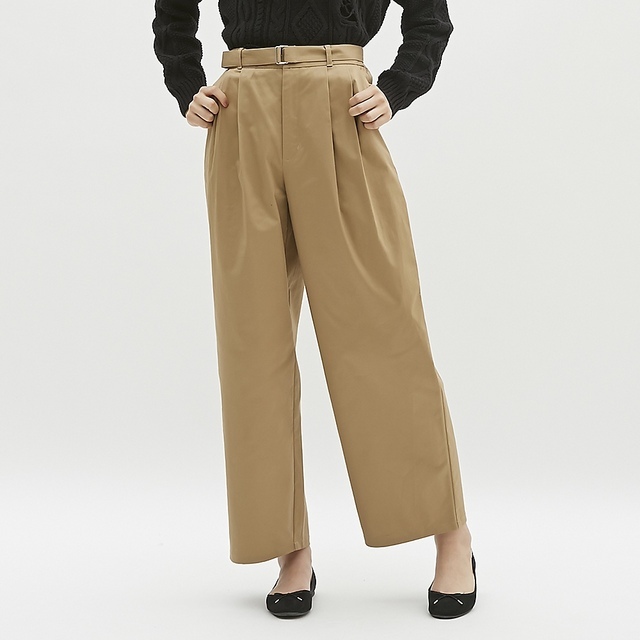 チノハイウエストボリュームパンツ