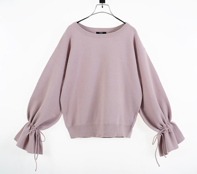 キャンディースリーブニット