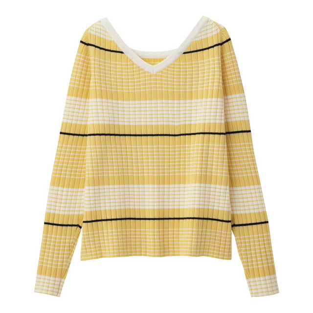 マルチボーダーセーター