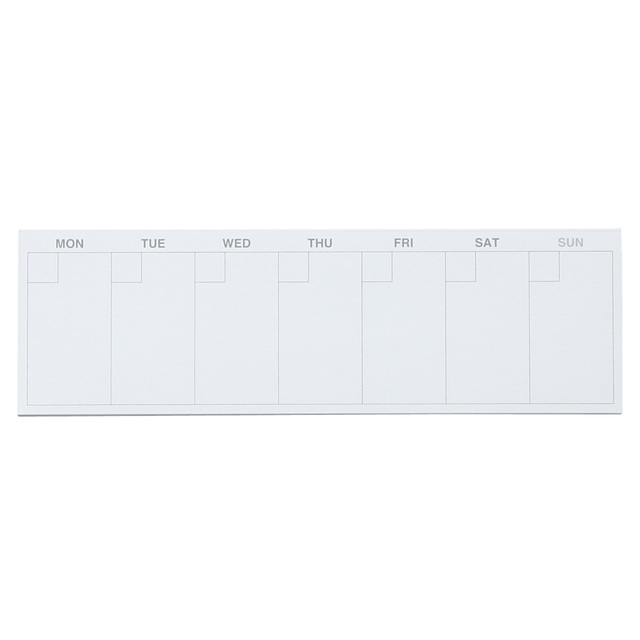 フリースケジュール付箋紙 1週間・35枚