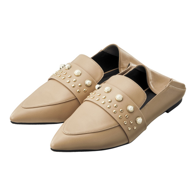 パールスタッズバブーシュ