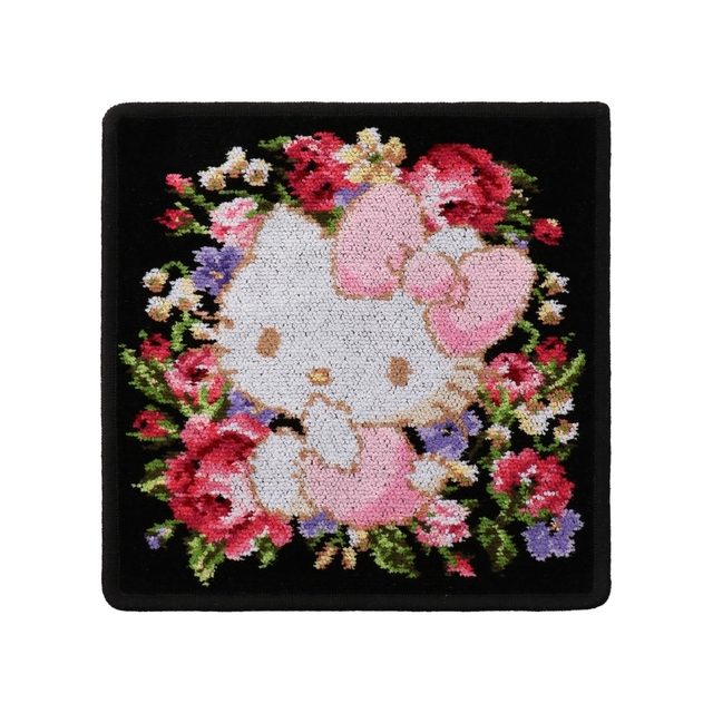 HELLO KITTYコラボ ハローキティフローラル ハンカチ