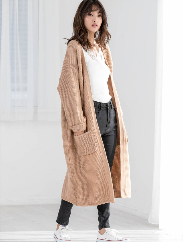 ロングニットマキシガウン