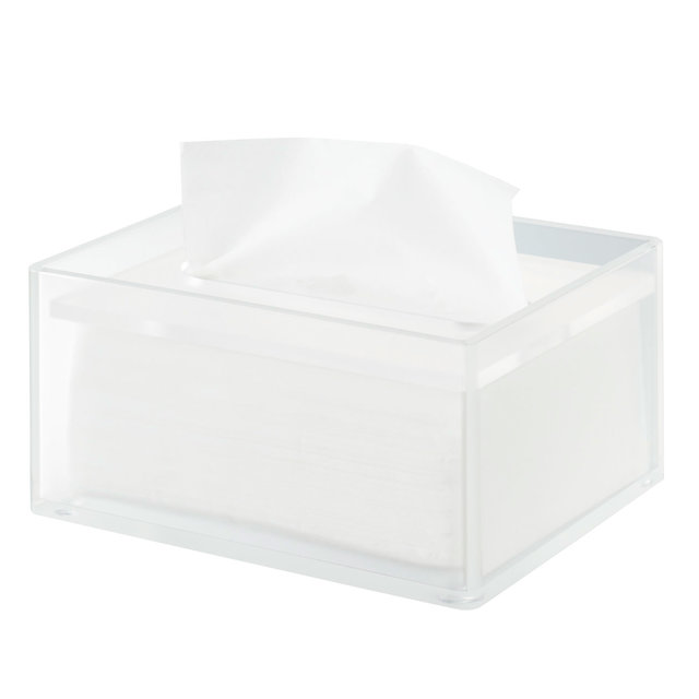 アクリル卓上用ティシューボックス　約幅１４×奥行１１．５×高さ７ｃｍ