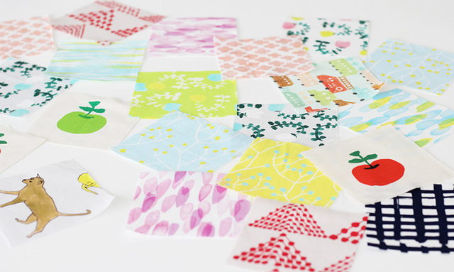 ハギレ25枚セット［10cm×10cm］