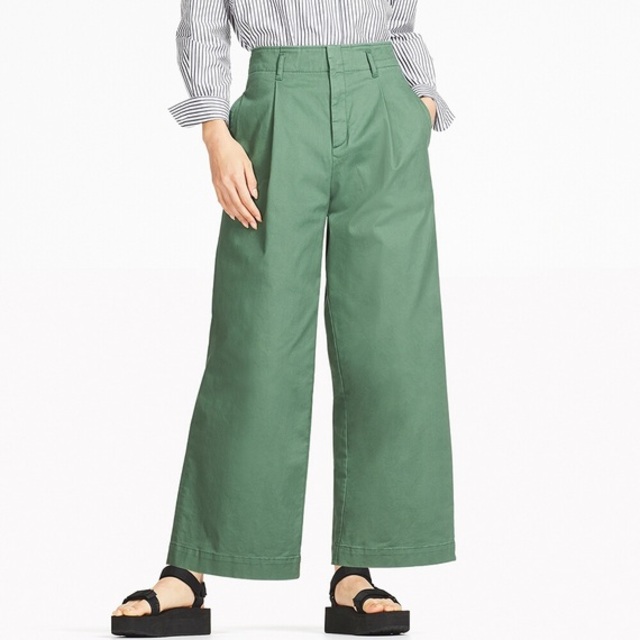 ハイウエストチノワイドパンツ（丈標準69～71cm）