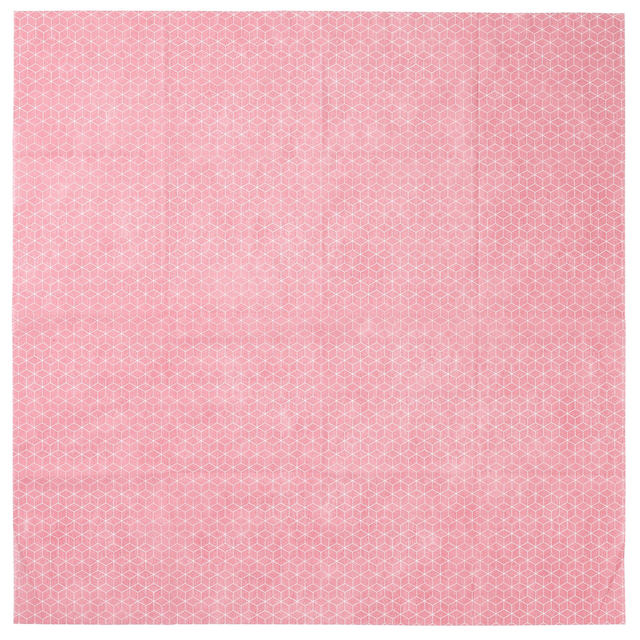 不織布ラッピングシート・風呂敷タイプ　麻の葉・エンジ・約６８×６８ｃｍ