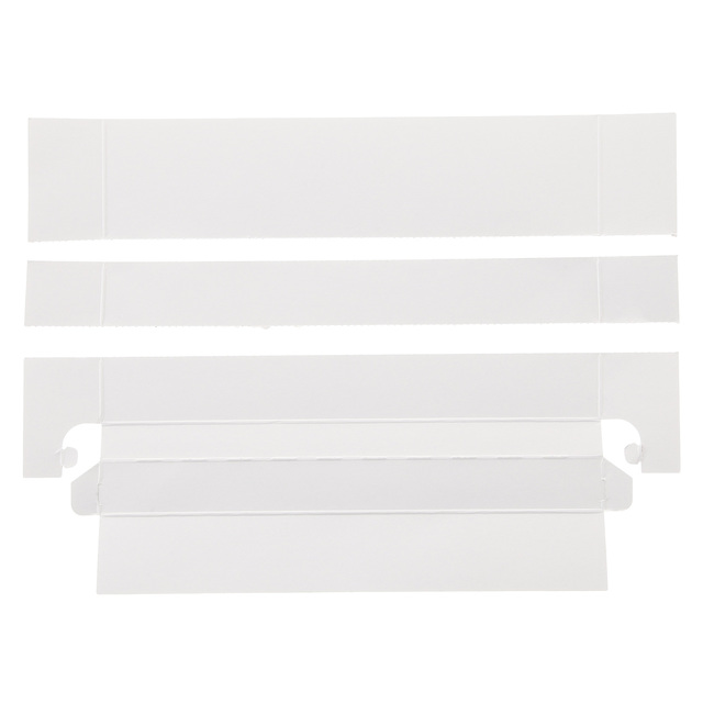 【ネット限定】ポリプロピレン収納ケース用フロントインデックス　幅２６ｃｍ用・４枚入り