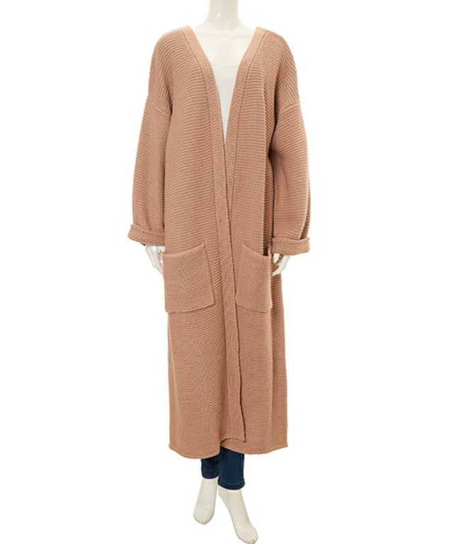 ロングニットマキシガウン