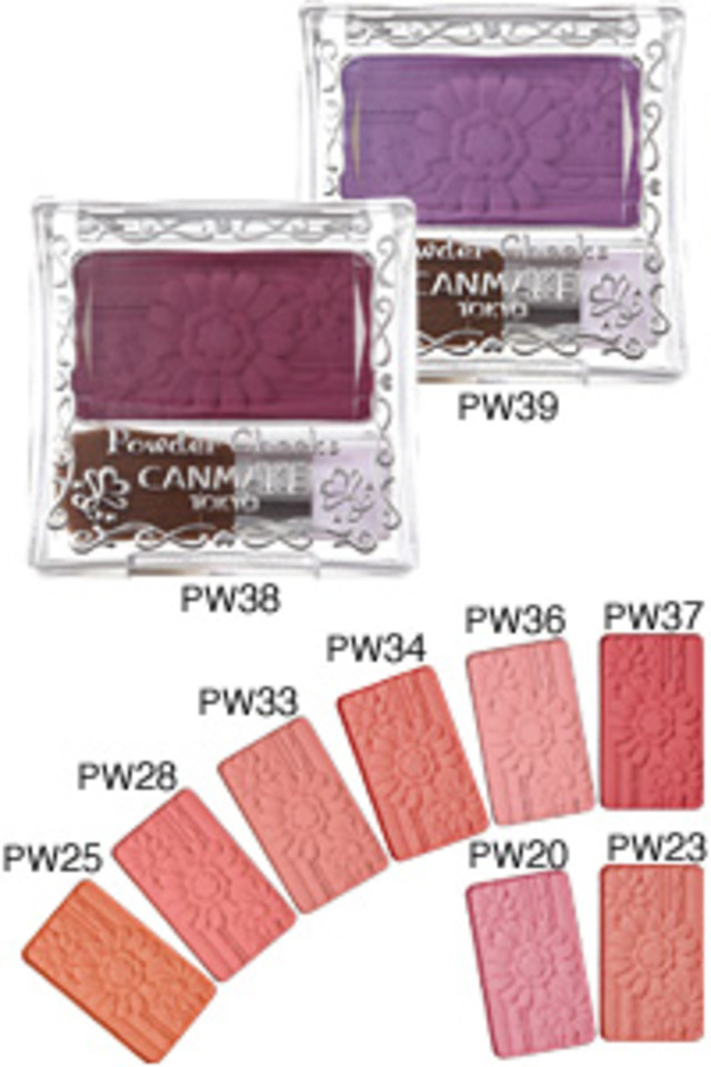 パウダーチークス（PW38プラムピンク＆PW39スミレパープル）